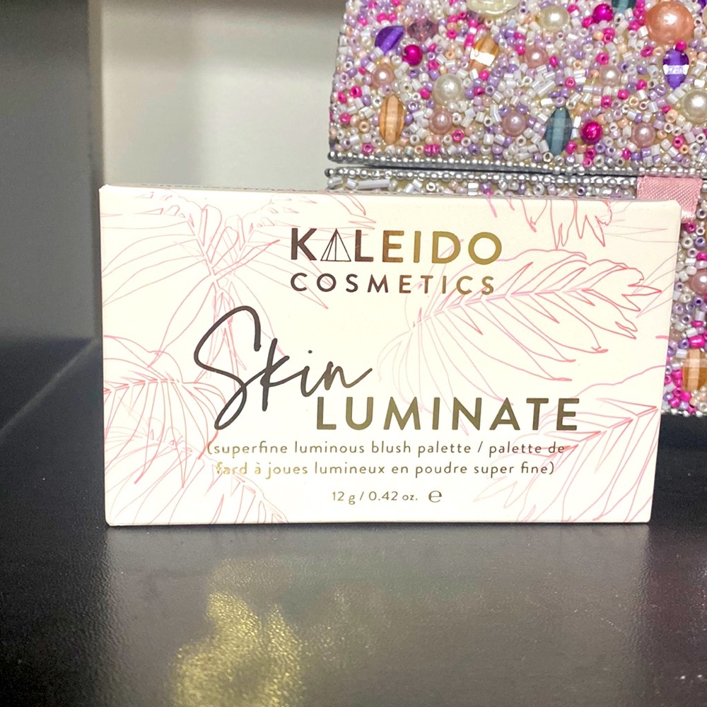 Kaleido Cosmetics Skin Luminate Trio Blush Palette Brand New In Box OBO